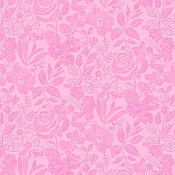 Pink - Tone-on-Tone Floral